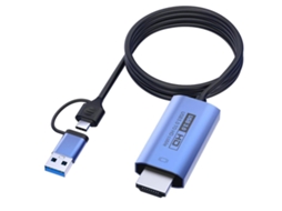 Placa De Captura De Vídeo Usb 3.0 Tipo C 1080p Compatível Com Hdmi Video Grabber Box Com Suporte Para Sistema Win/android 5.1 Ou Posterior Slowmoose