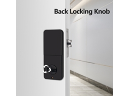 Laxiscreed Fechadura De Porta Com Impressão Digital E 5 Modos De Desbloqueio Para Uso Doméstico