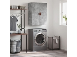 Armario de pared 69,5x34x90 cm Gris Cemento