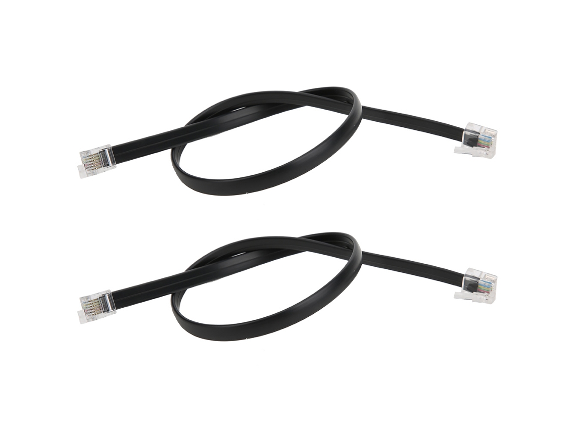 2pcs Cavo Sensor de Cabeça de Cristal Duplo 40mm Rj25 6pin Botão Direito Peças de Robô Industrial