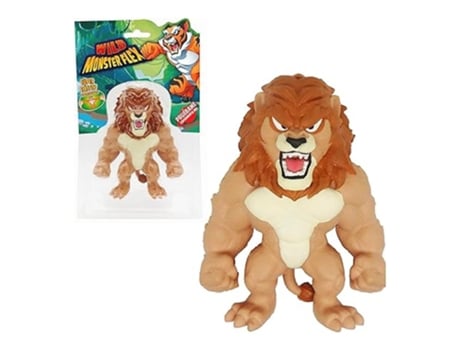 Monsterflex Wild Monster King Leo Bizak Boneca Extensível 25 cm 64390011 6 Bizakp25pn