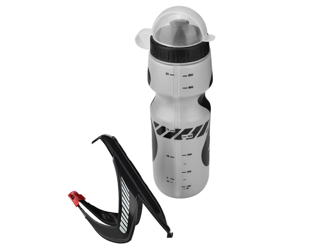 Garrafa De Água De 650ml Com Suporte Para Bicicleta, Ideal Para Ciclismo De Montanha (cinza)