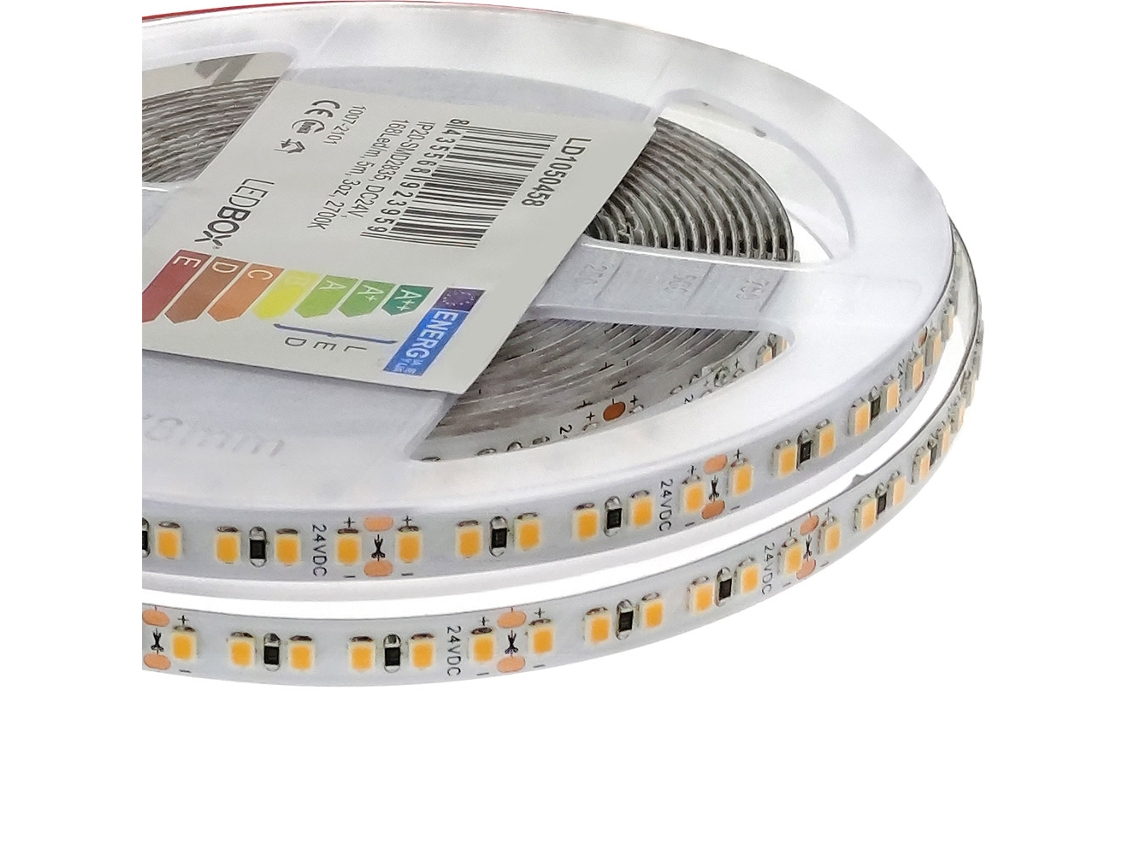 Fita Led LEDBOX Monocolor Dc24V 5(168Led M) 100W Ip20 2700K