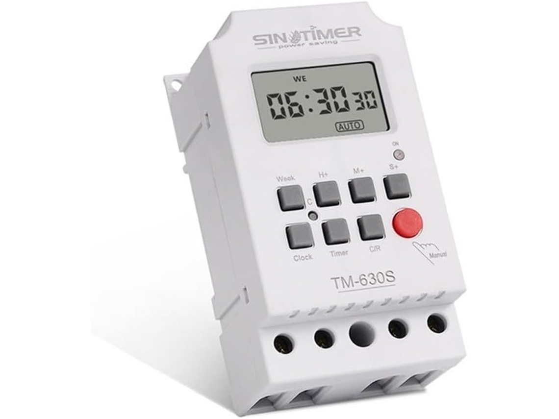 Interruptor Temporizador Digital Com Display Lcd Tm630s-4 12v 30a
