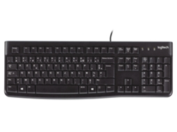 Teclado Logitech K120 (Com Cabo - Layout Francês - Teclado Numérico)