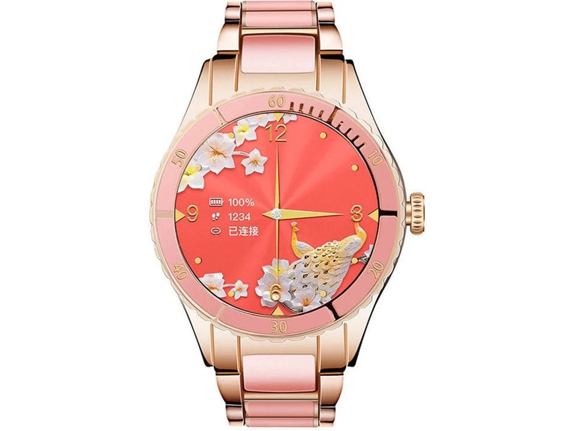 Smartwatch Z73, monitoramento de saúde, moda clássica, dual 1.09, relógio inteligente feminino para uso diário, Bestvite (ouro)