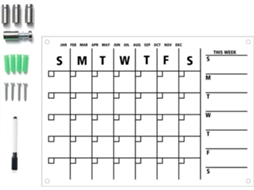 Quadro Branco - Calendário Mensal/semanal - Quadro De Parede Transparente - Quadro De Acrílico - Sem Tamanho