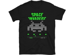 Camiseta De Videogame Arcade Space Invaders Retrô Vintage Dos Anos 80 Aliens Console Game Ly Ebike