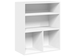 Book Cabinet, Book Cabinets Vidaxl Branco Madeira Processada (60 X 30 X 71.5 Cm)