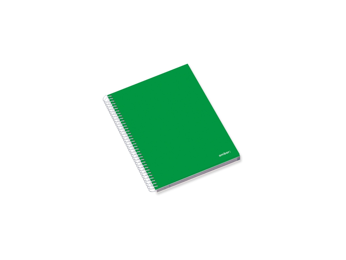 Caderno Espiral AMBAR School A4 Quadriculado