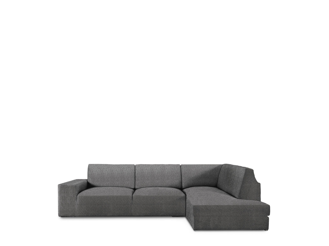Capa para chaise longue de braço comprido direito EYSA ROC Cinzento escuro 110 x 120 x 500 cm