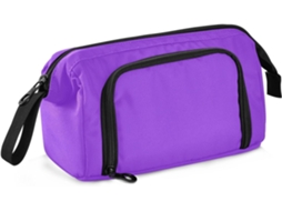 Estojo para Lápis Azul e Roxo Sólido Grande Capacidade Portátil Adolescentes Meninos 24 X 9,5 15 Cm