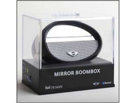 Coluna PLATFORM2 Mini Mirror Boombox Preto e Branco — 8 W | Até 8 Horas