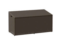 Garden Storage Box, Garden Storage Boxes Vidaxl Marrom Rattan / Vime (110 X 50 X 58 Cm)