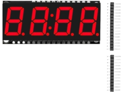 Módulo Time Tube 4 Bits 7 Segmentos Display Led Vermelho De 0