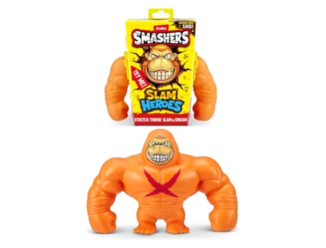 Smashers Slam Heroes Gorila Naranja Estirable 74140 Na Zuru 74140 Na Zuru Jugatoysp25