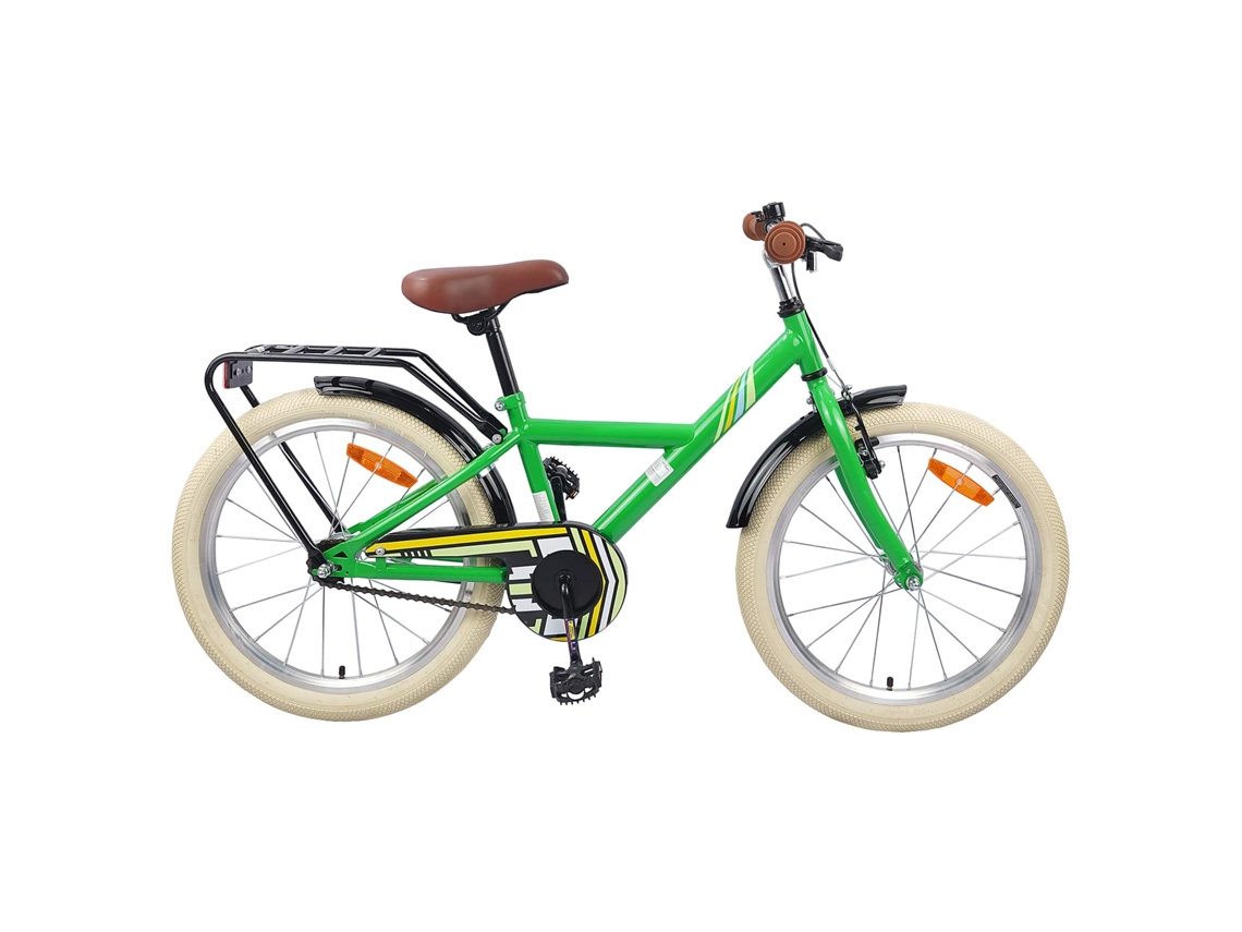 Vidaxl Bicicleta Infantil 24 Polegadas Para 8-12 Anos Verde