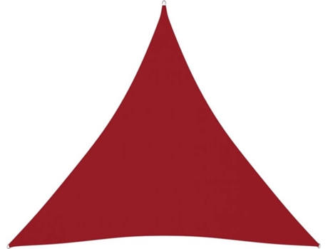 Toldo de Vela  (Vermelho - Tecido - 3x3x3 m)