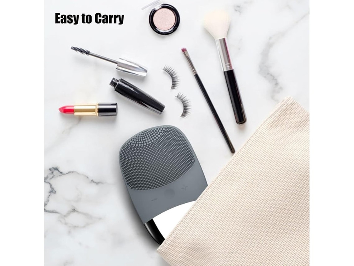 Escova De Limpeza Facial Purificador Facial Elétrico De Silicone Macio 3 Em 1 Escova Facial Vibratória Sónica Yizhood