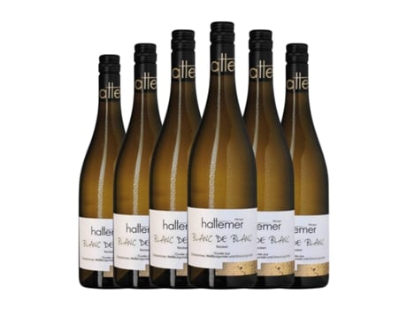 Vinho branco KLAUS HATTEMER Blanc de Blanc Weißweincuvée Seco Rheinhessen (0.75 L - 6 Unidades)