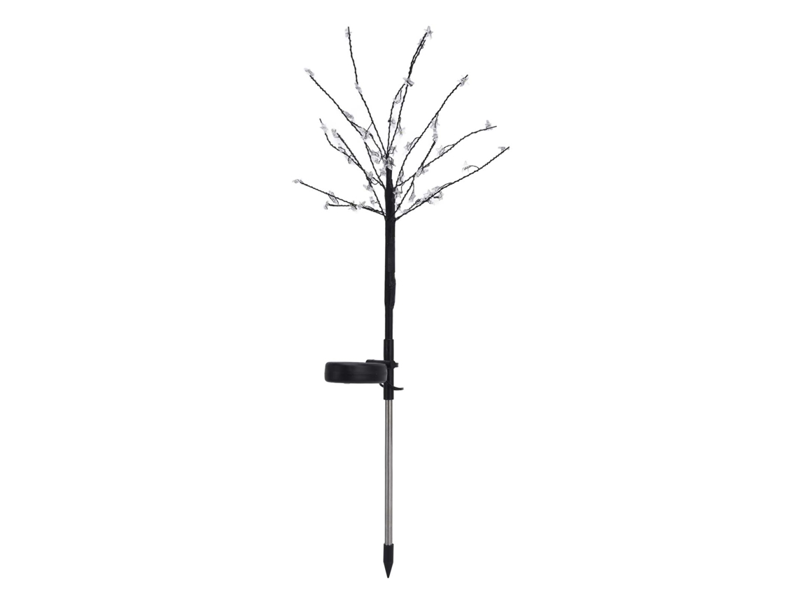 2pcs lâmpada solar de gramado LED estrela 2 modos impermeável IP44 para jardim decoração | S/MARCA