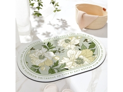 Tapetes de Banho Antiderrapantes Absorventes de Secagem Rápida para Decoração de Banheiro Padrão 9 EVELTEK 40x60cm