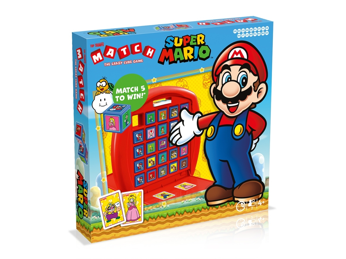 MOVIMENTOS VENCEDORES Super Mario Top Trumps Match Board Game
