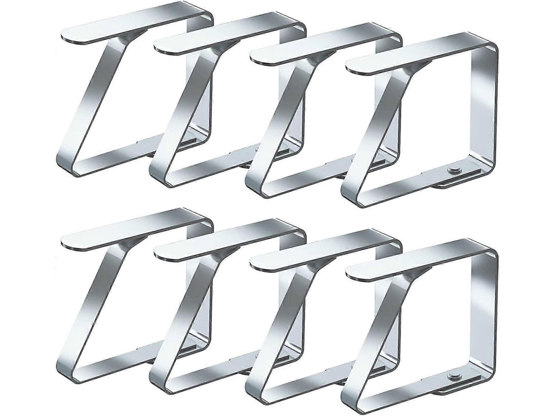 Clipes Para Toalha De Mesa, Pacote Com 8 Unidades, Suporte Para Toalha De Mesa Em Aço Inoxidável Slowmoose (pacote Com 8)