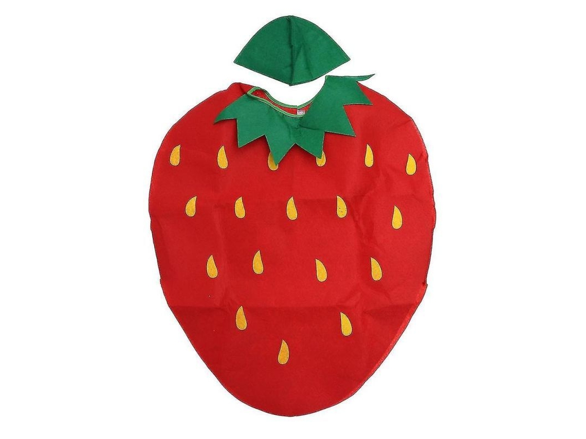 Fantasia de Morango para Crianças, Festa Halloween, Cosplay, Natal, Tamanho M MARCA