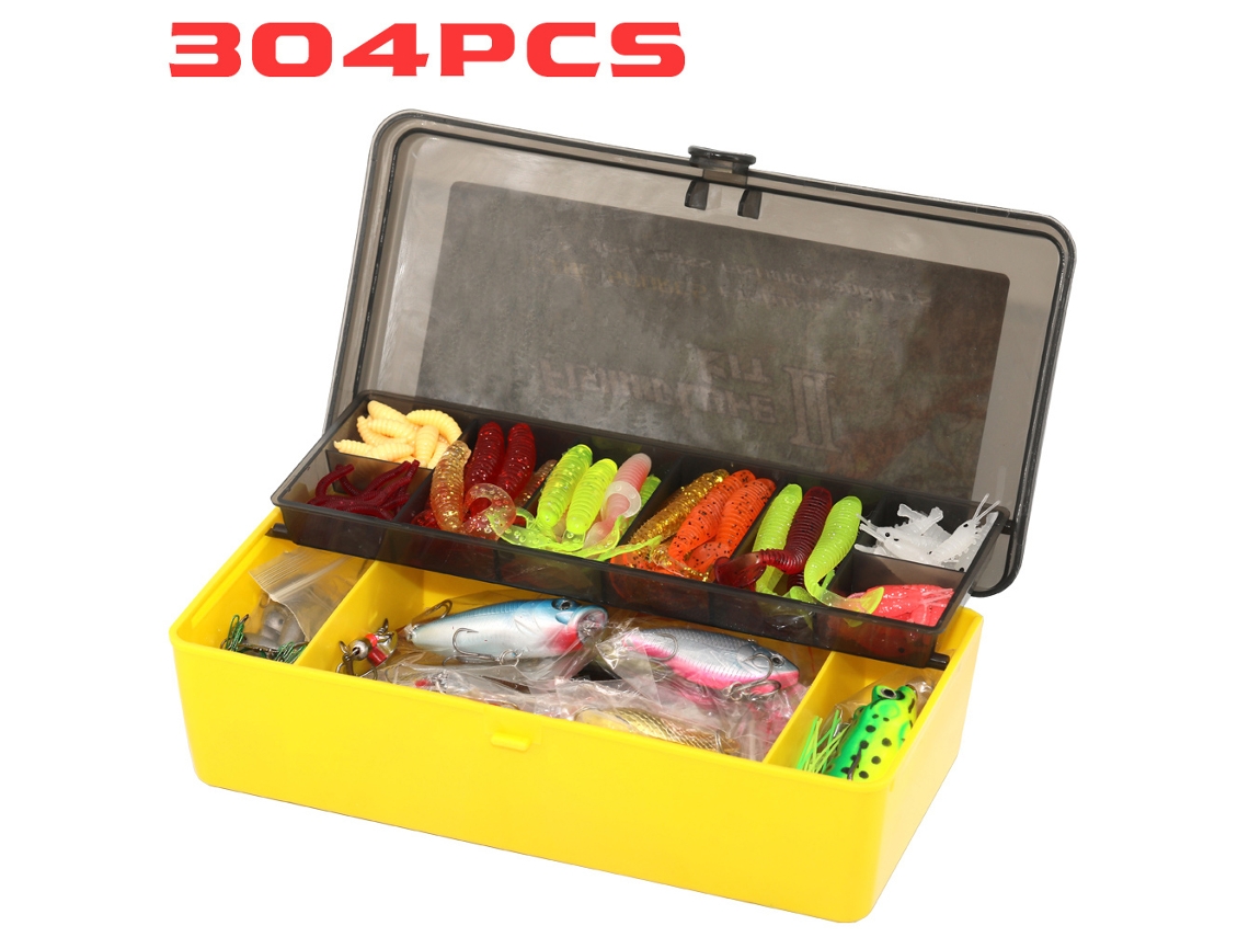 Kit de Acessórios de Pesca 304pcs