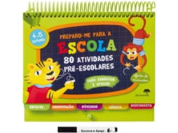 Livro Preparo-me Para A Escola - 80 Atividades Pré- Escolares - 4-5 Anos De Aavv (Português)