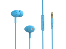 Auriculares com Fio Tellur Basic Gamma com Microfone Azul