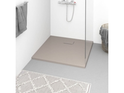 Vidaxl Base De Chuveiro Smc 90x80 Cm Castanho