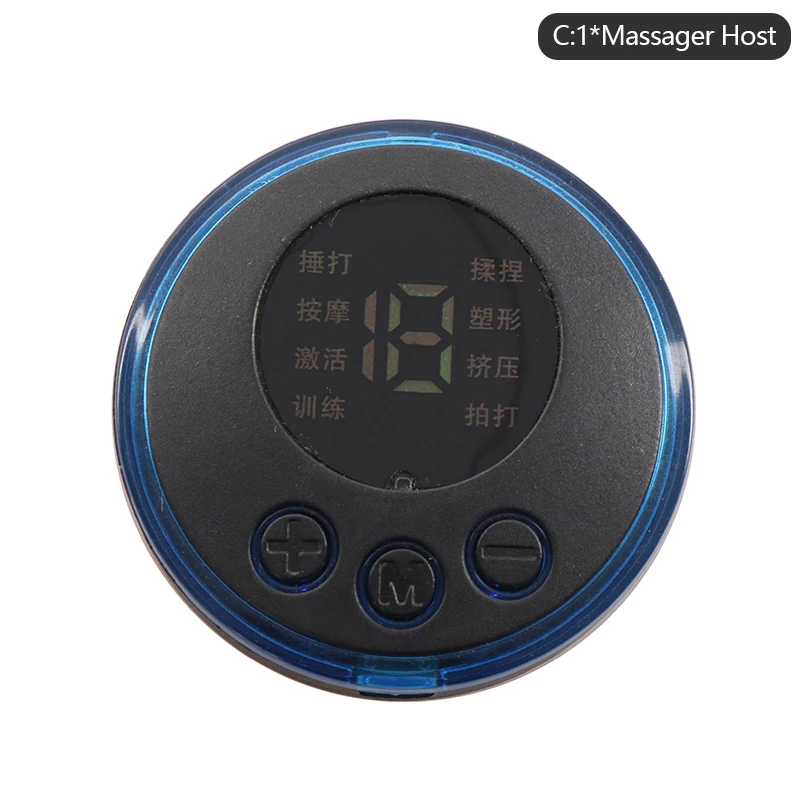 Mini Massageador Elétrico Portátil Ems Com Pulsos Para Alívio Da Dor Muscular No Pescoço, Coluna E Braços, Pernas E Corpo. Almofada Relaxante