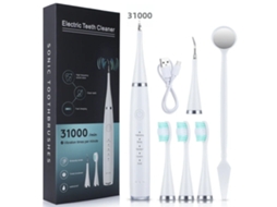 Kit De Higiene Bucal 3 Em 1 (branco, Tamanho Grande): Scanner, Limpador E Aparelho De Clareamento