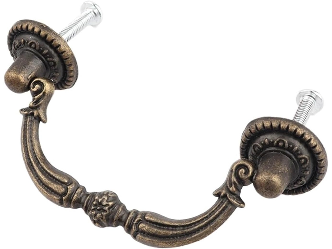 Conjunto De 2 Puxadores Vintage Madeira Para Gavetas, Cômodas E Móveis, Ideais Para Uso Interno E Externo Em Jardins
