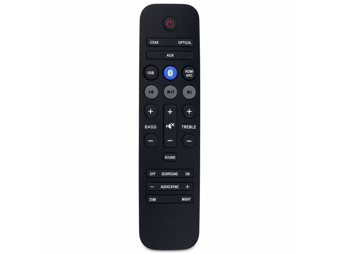 Comando À Distância Para Barra De Som Compatível Com Philips Htl3140_dae