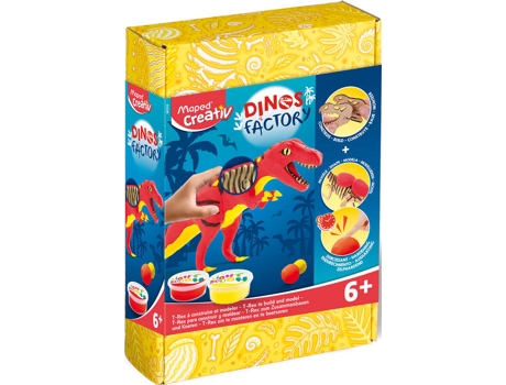 Plasticina MAPED CREATIV Fábrica Pasta Modelar - T-Rex