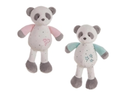 Pelúcia - Llopis - Pandasuave - 28 Cm - Rosa - Bebê - Misto