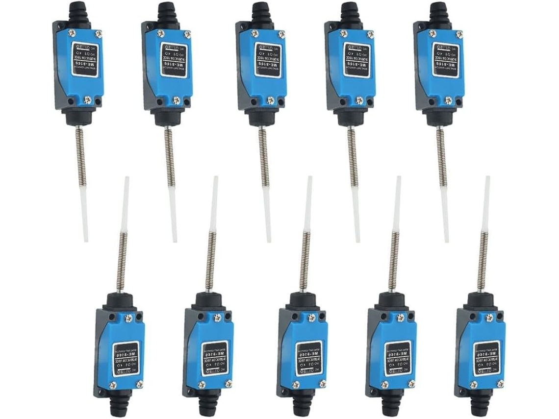 Me8166 Interruptor De Limite Curso, Pacote Com 10-unidades, Proteção Ip65, 250v, Sensor De Limite 5a, Com 1-contato Na E