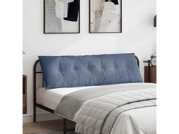 Vidaxl Travesseiro Para Costas Azul 160 X 50 Cm