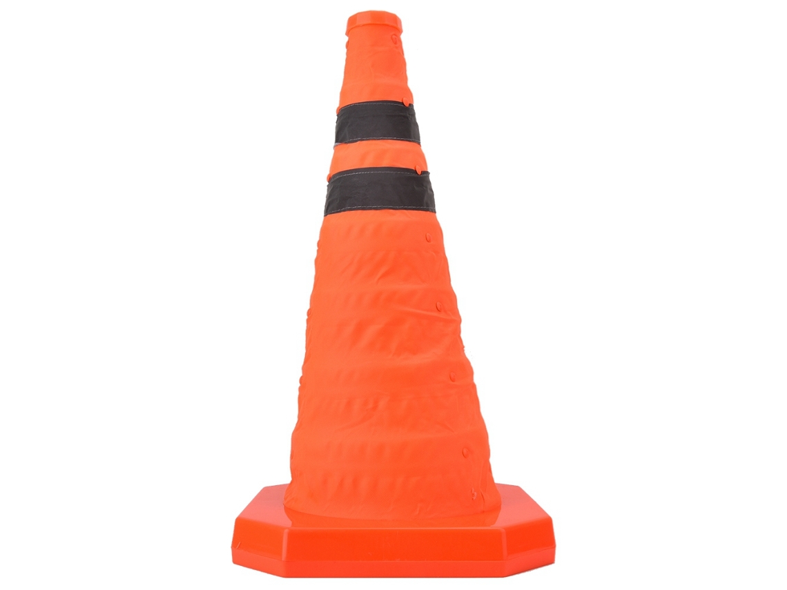 Cone Rodoviário Retrátil (base Em Abs, Altamente Refletivo)