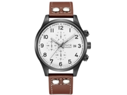 Reloj De Pulsera Zivok Hombre Analógico De Cuarzo Con Correa Pu Impermeable Casual