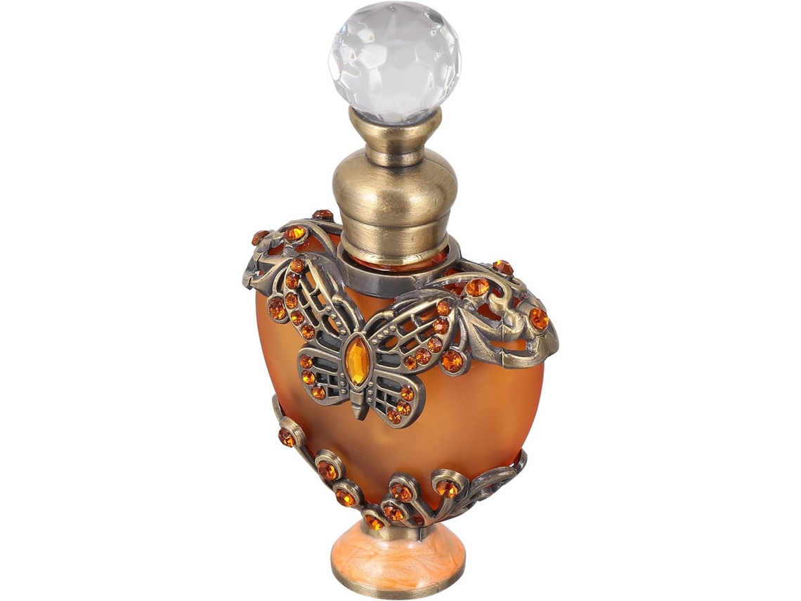 Frasco De Perfume De Vidro Vazio, Elegante E Portátil, Com Capacidade Para 10ml.