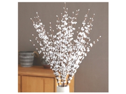 Conjunto de 10 Flores Artificiais Jasmim com Hastes 75 Cm Comprimento, uma BRILVIBERA