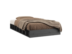 Bed Frame, Bed Frames Vidaxl Cinzeto Madeira (75 X 190 Cm)