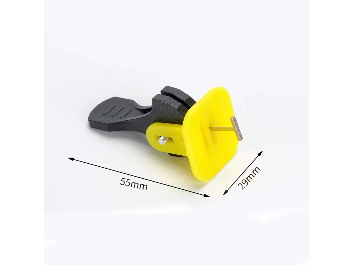 50 Cunhas Espaçadoras Autonivelantes Para Azulejos, Sistema De Nivelamento De Azulejos, Para Construção, Parede, Amarelo 5,5 X 2,9 Cm Slowmoose