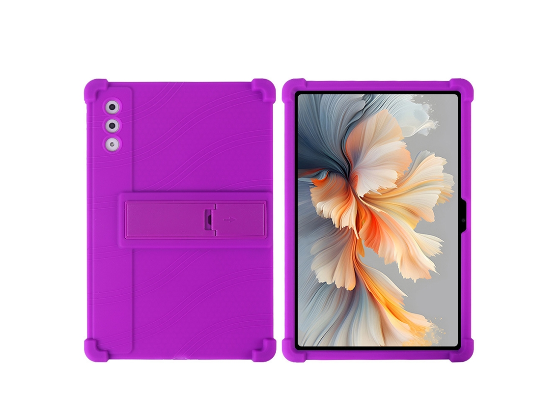 Capa Para Tablet Lenovo Yoga Pad Pro12.7 Polegadas, Em Silicone Macio Com Suporte, Resistente A Impactos Roxo Hexinyigjly
