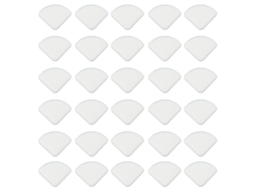 Mali 30 Protetores de Canto de Móvel Silicone Macio Segurança para Bebê Infantil Branco
