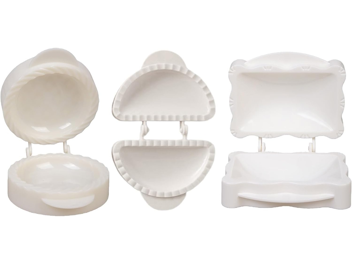 3 Moldes para Prensar Massa, para Festivais, Manuais